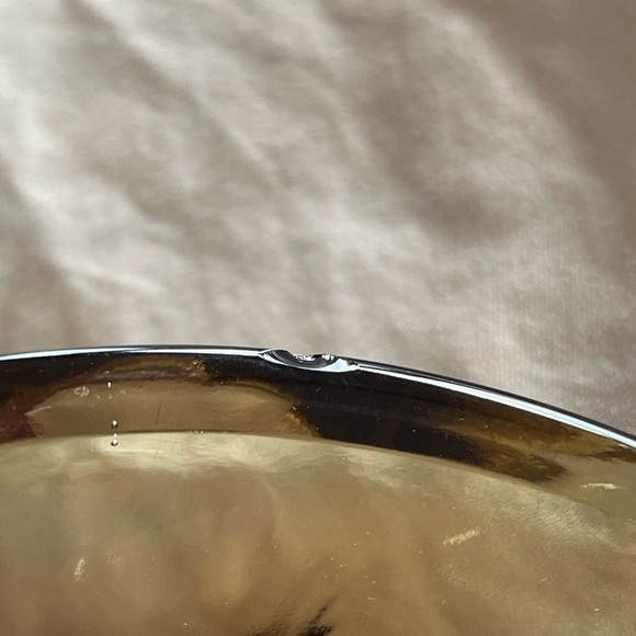 Vintage Amber Honey covered candy dish - Picture 8 of 10